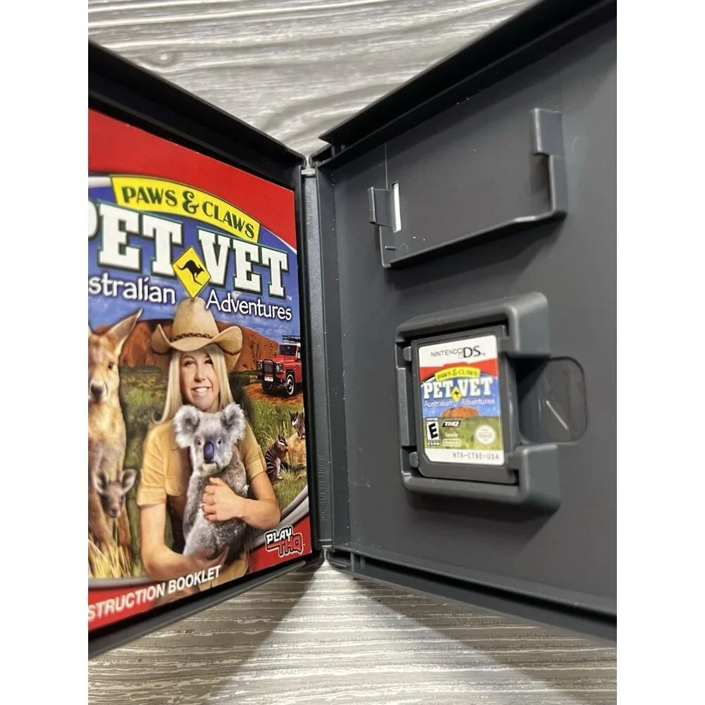 Paws & Claws Vet Australian Adventures Nintendo DS Works Complete RARE